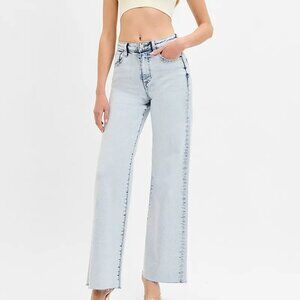 RISEN Full Size High Rise Wide Leg Jeans Plus Size